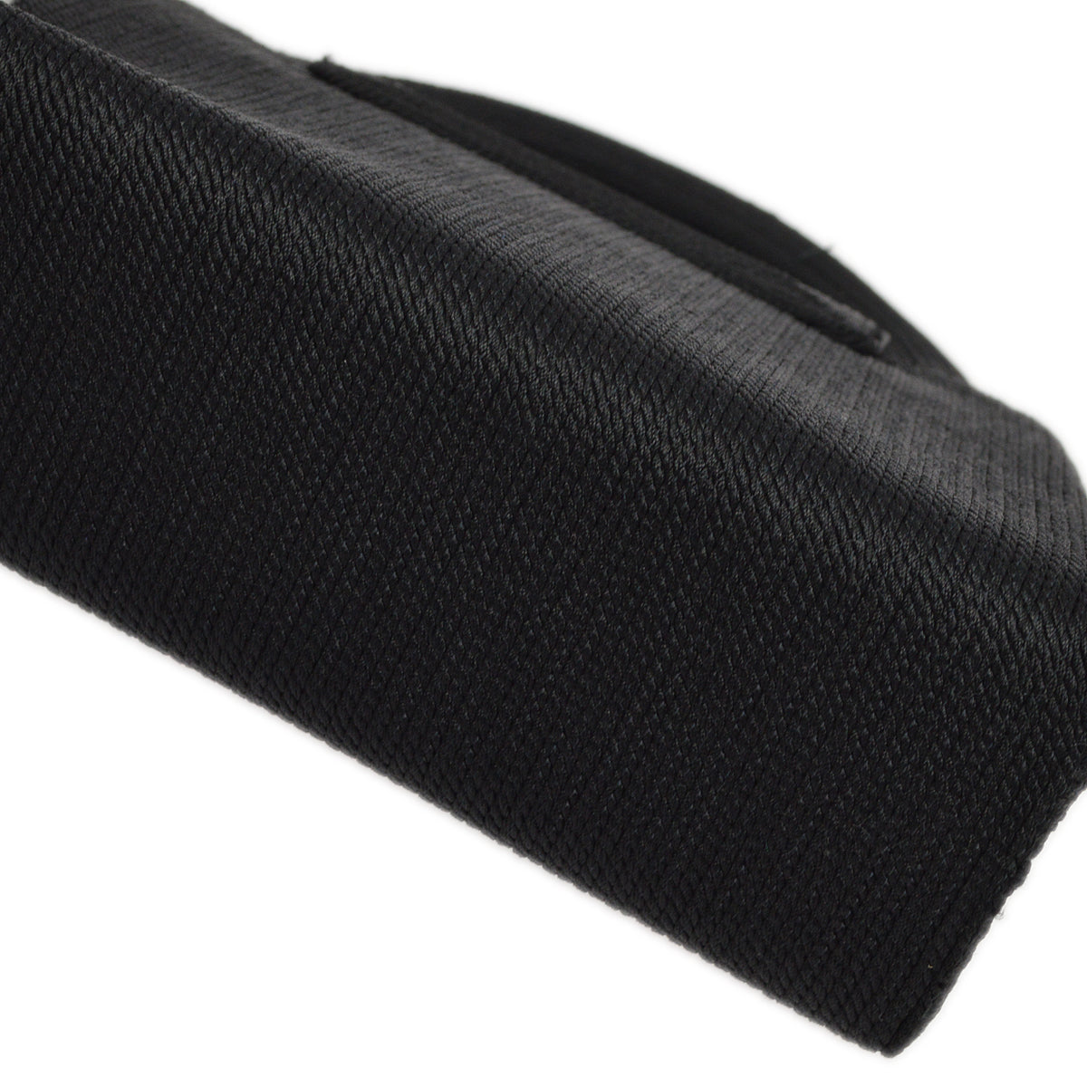 Chanel Black Canvas Braid Handbag