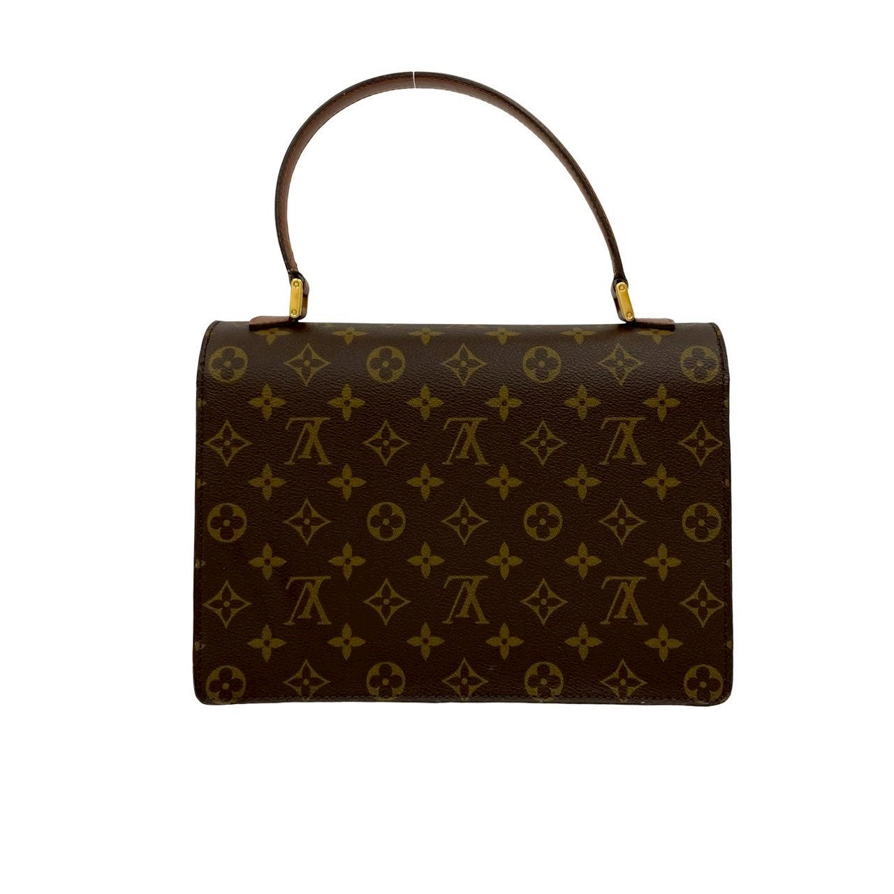 Luxury Women's Handbag | LOUIS VUITTON Handbag leather Brown Monogram Concorde