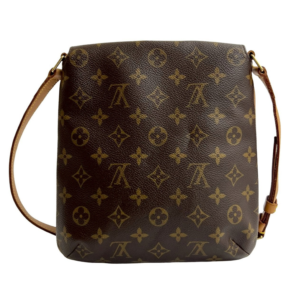 LOUIS VUITTON Shoulder Bag leather Brown Monogram Mtte Salsa