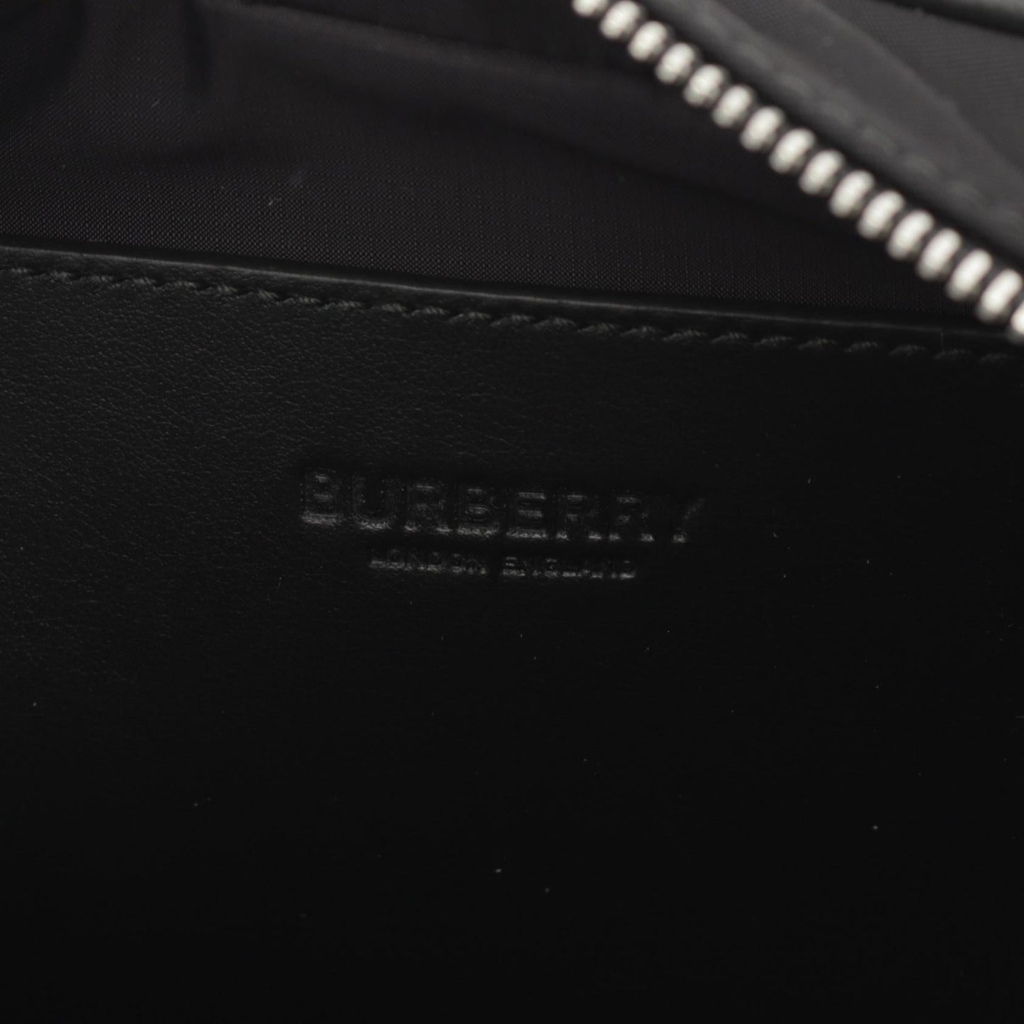 Burberry Nylon Leather Crossbody Bag 2way Bag 8049094