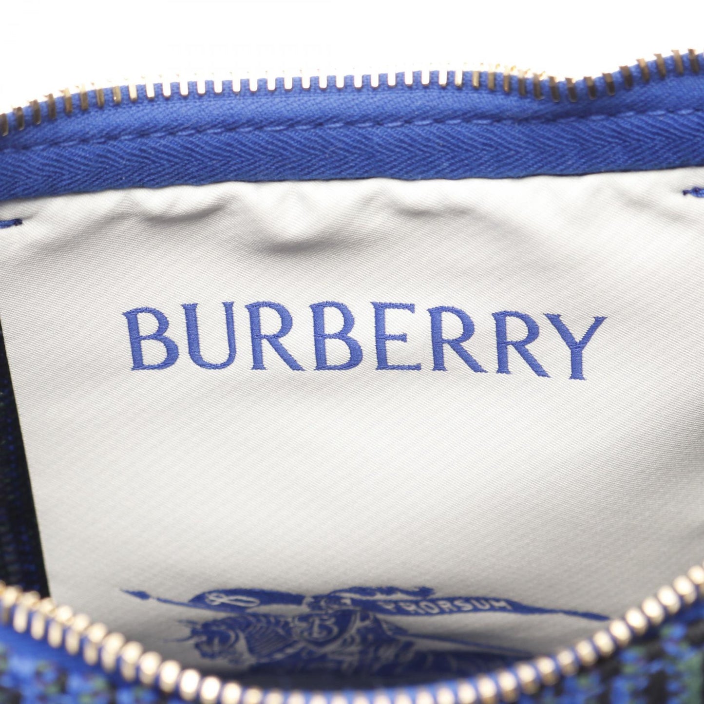 Burberry Mini Peg Duffle Bag Knit Fabric Handbag
