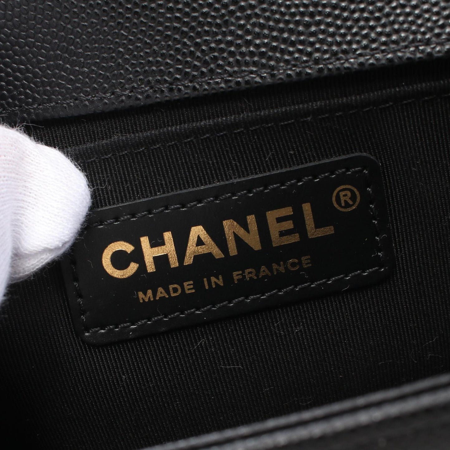 Chanel Boy Chanel Caviar Shoulder Bag