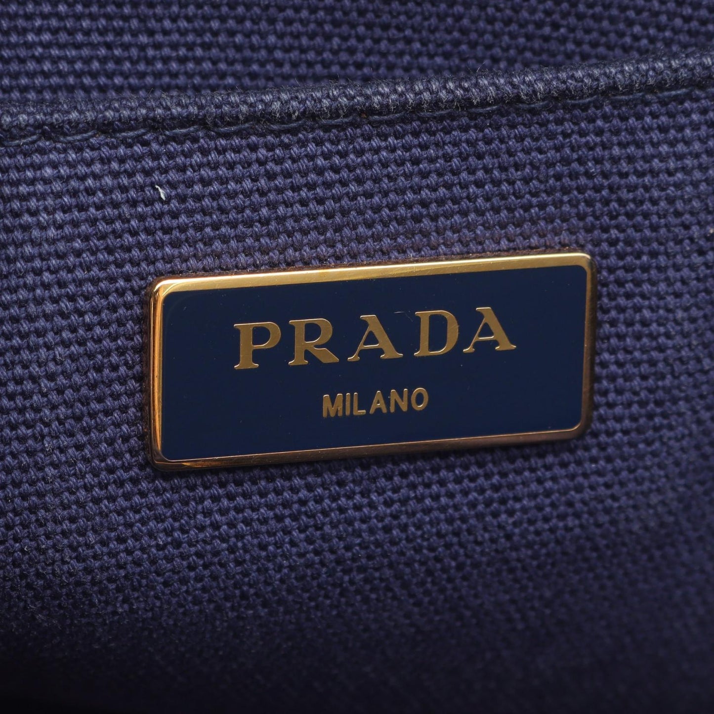 Prada CANAPA Canvas Tote Bag