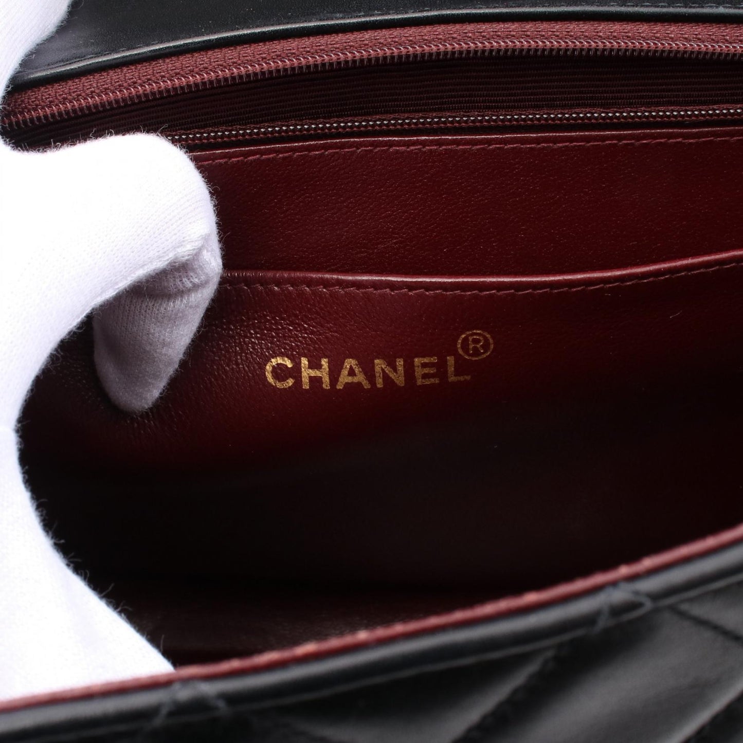 Chanel Deauville Matelassé Lambskin Shoulder Bag