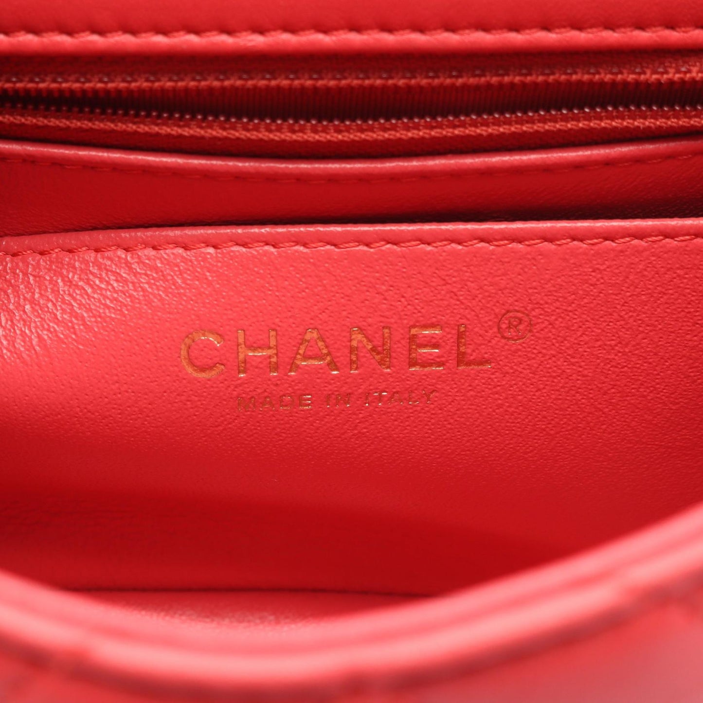 Chanel Chevron V Stitch Lambskin Shoulder Bag