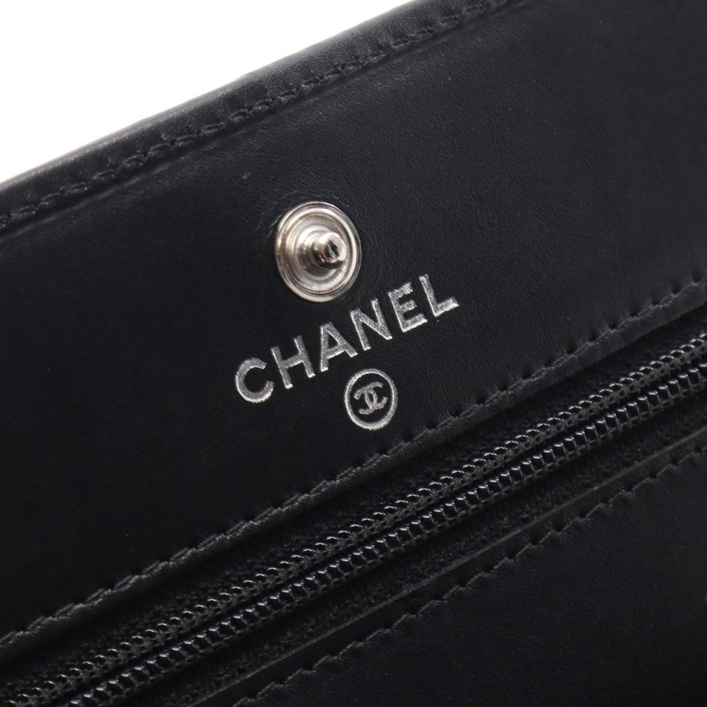 Chanel Cambon Line Leather Patent Leather Shoulder Bag