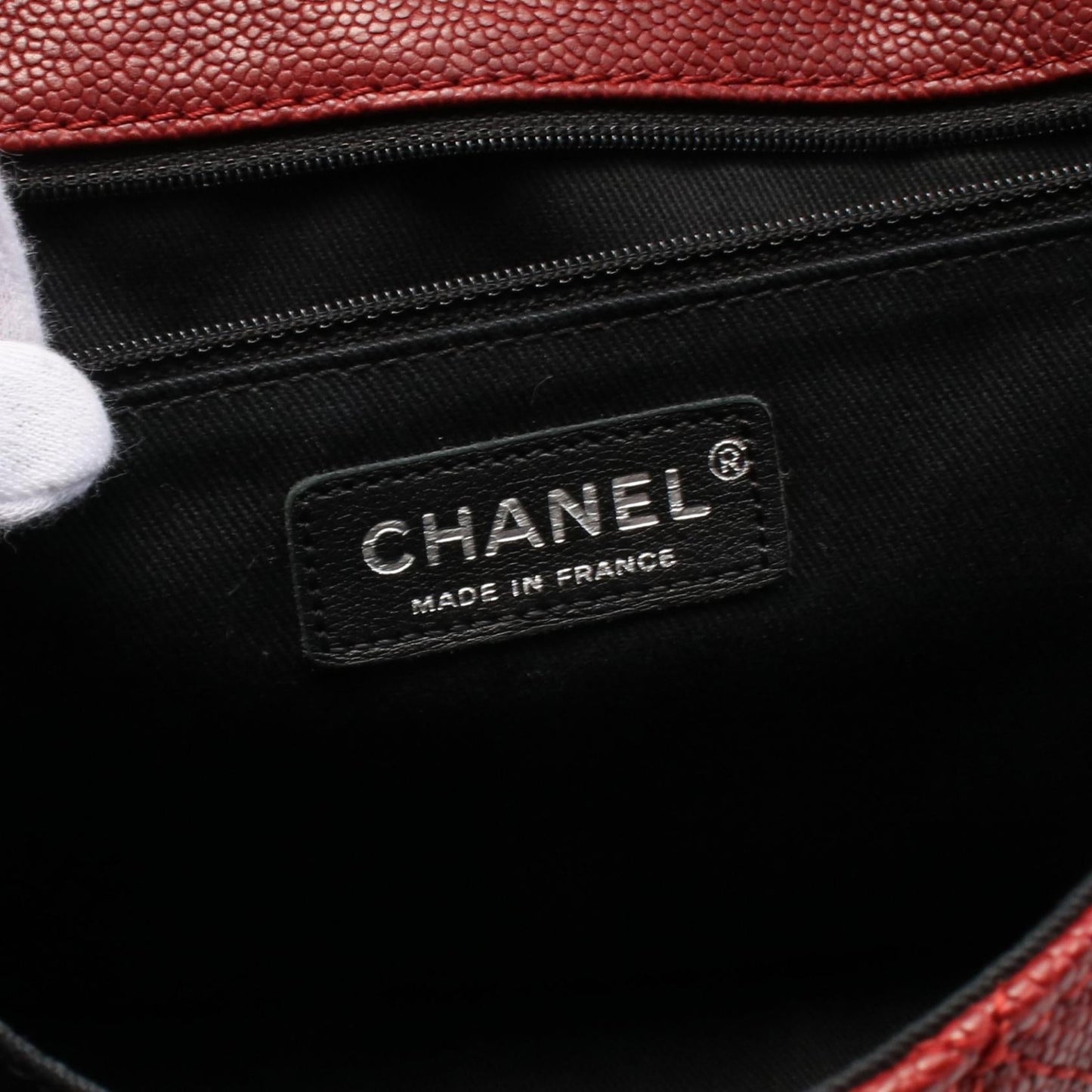 Chanel 2.55 Grained Calfskin Shoulder Bag