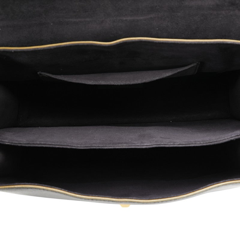 Fendi Zucca Canvas Leather Shoulder Bag
