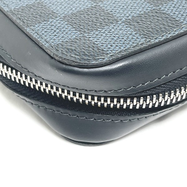 LOUIS VUITTON business bag N41590 Damier canvas cobalt Wallet Damier Cobalt Zippy XL mens