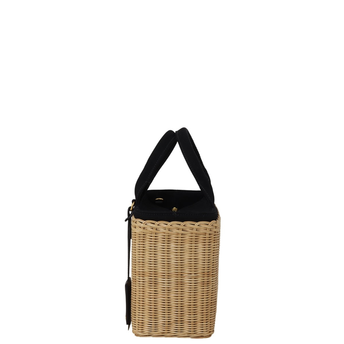 Prada Raffia Basket Tote