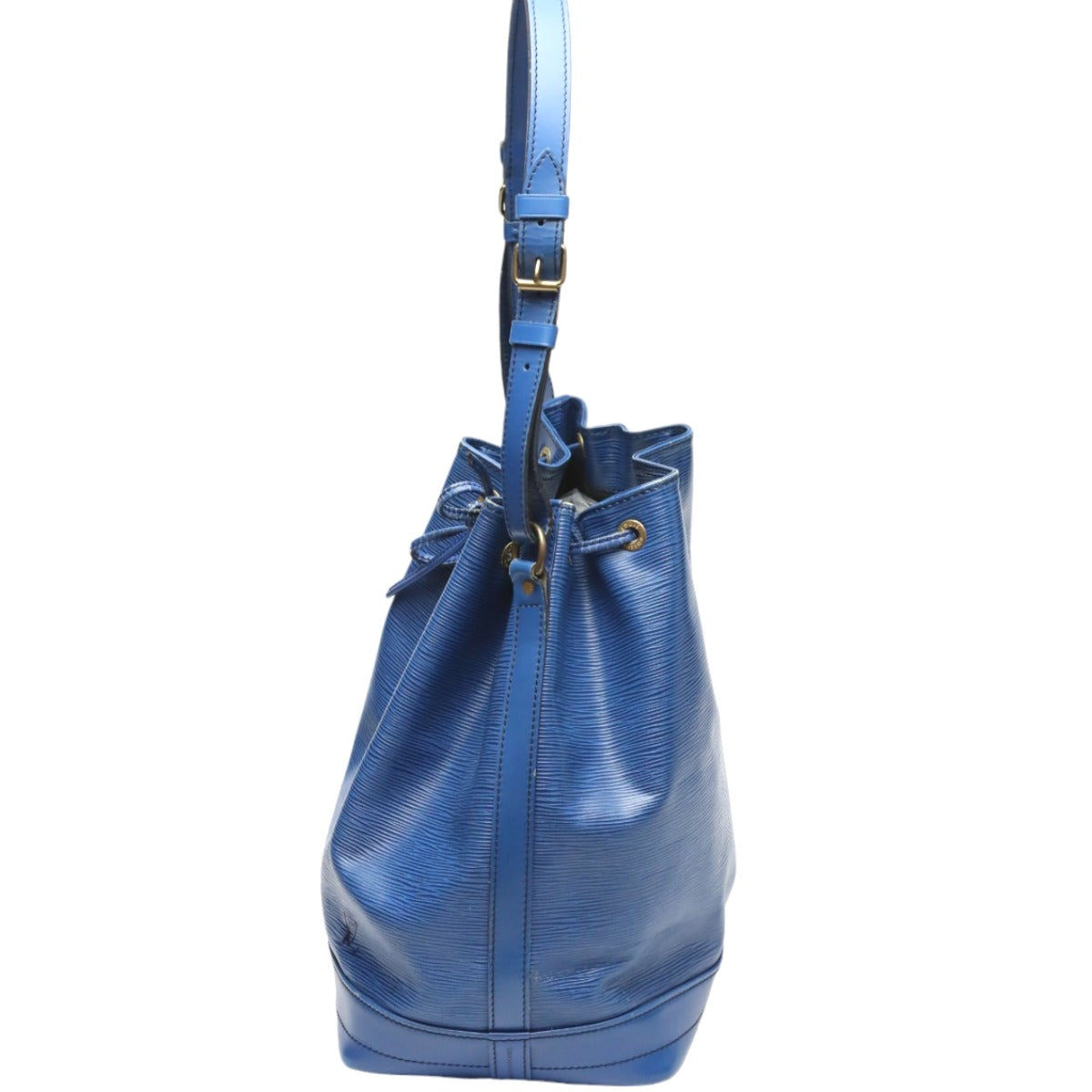 LOUIS VUITTON Shoulder Bag Epi Leather blue Drawstring type Shoulder Bag Epi Noe Women