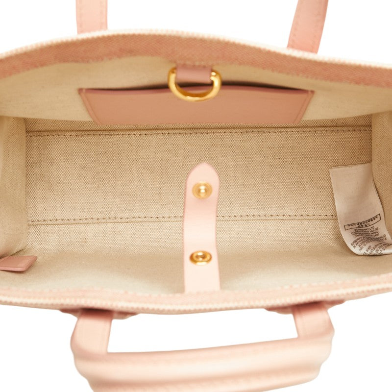 Burberry Logo Mini Canvas 2way Bag