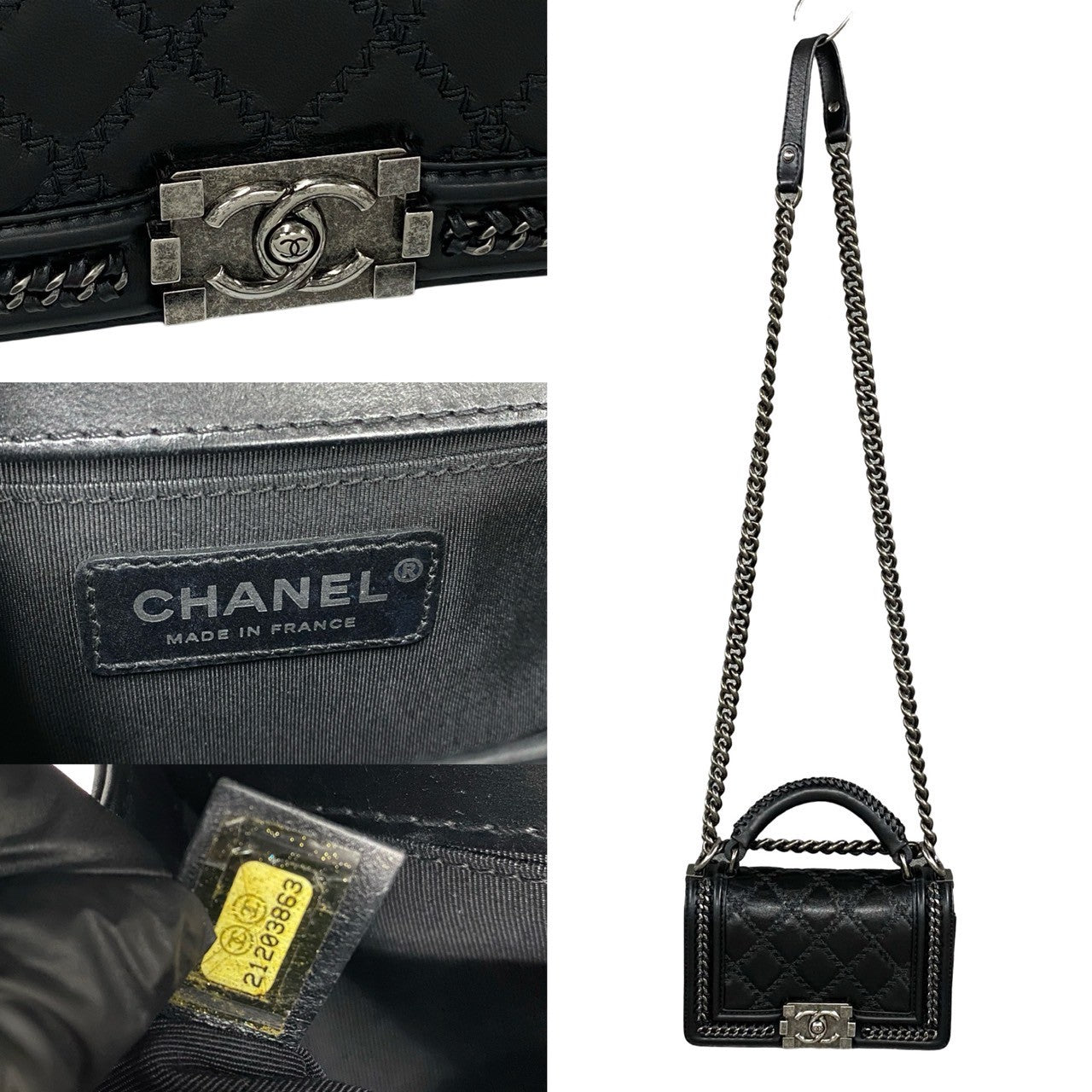 Chanel Boy Chanel Leather 2way Shoulder Bag