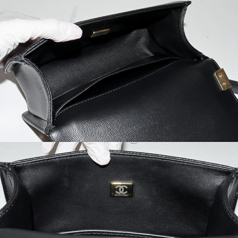 Chanel Boy Chanel Caviar 2way Shoulder Bag