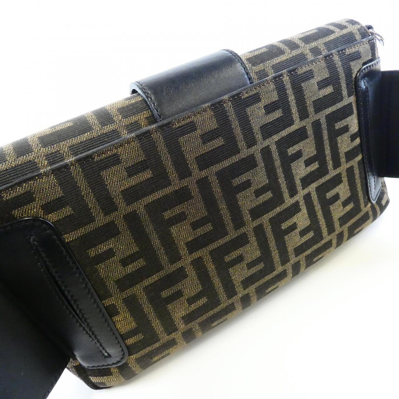 Fendi BAG BUGS Baguette Leather Shoulder Bag