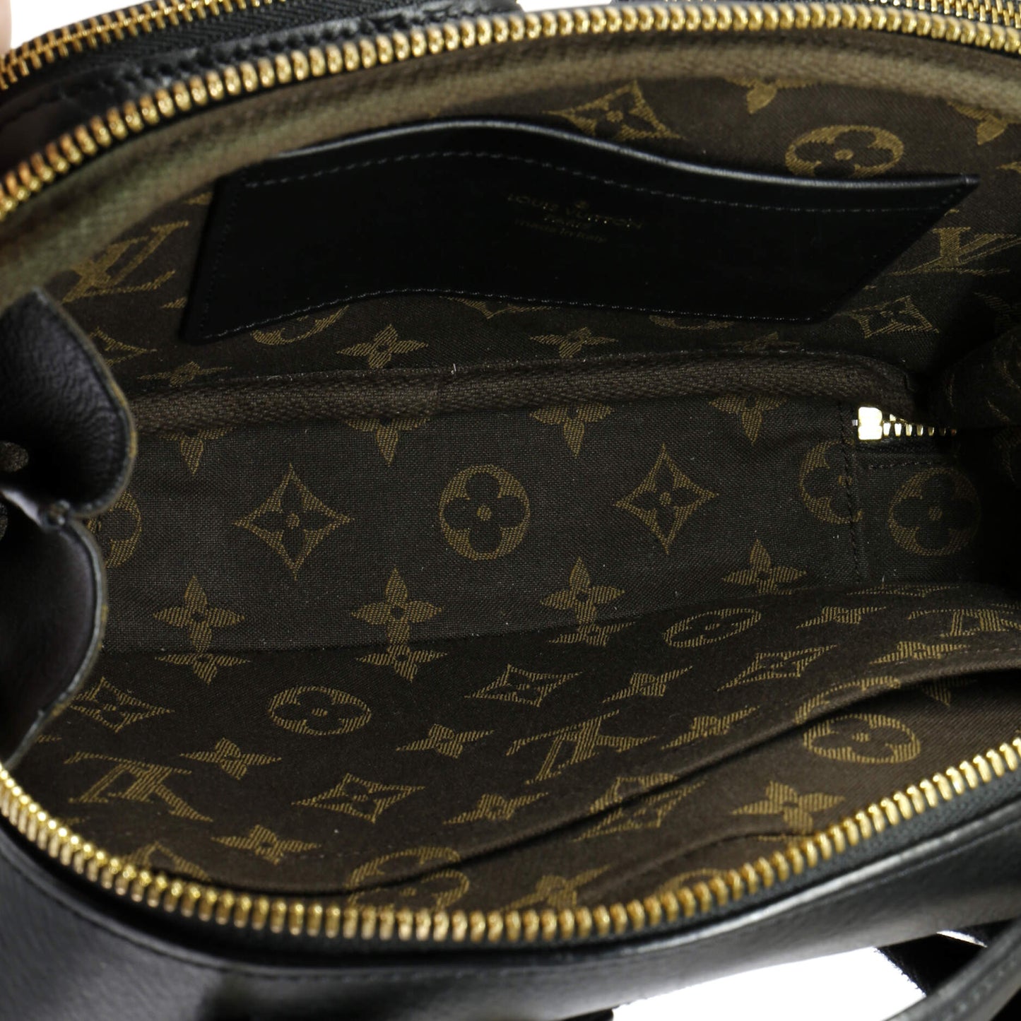 Louis Vuitton Utility Crossbody Bag Calfskin with Embossed Monogram Detail