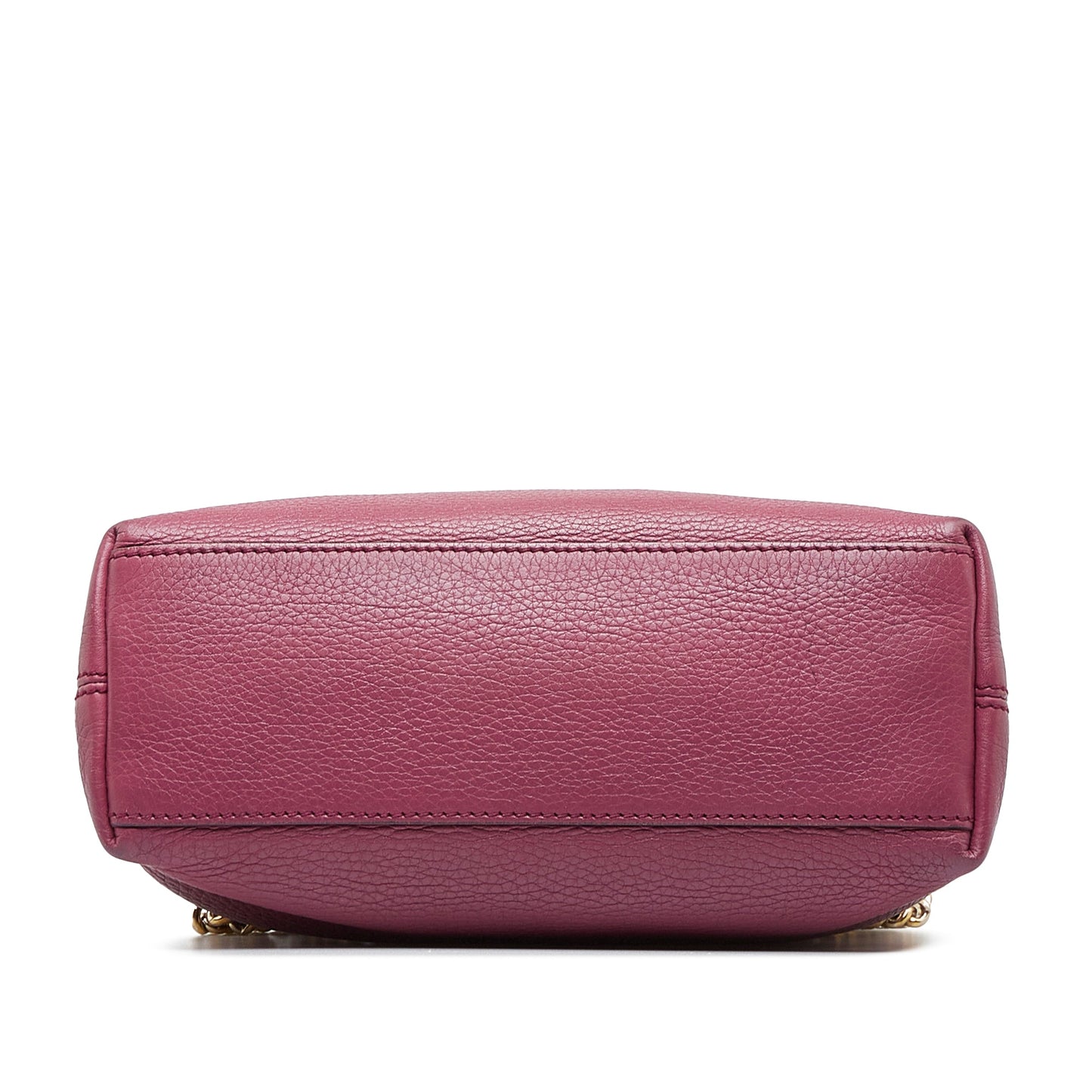 Gucci Soho Purple Leather Chain Tote Style 3