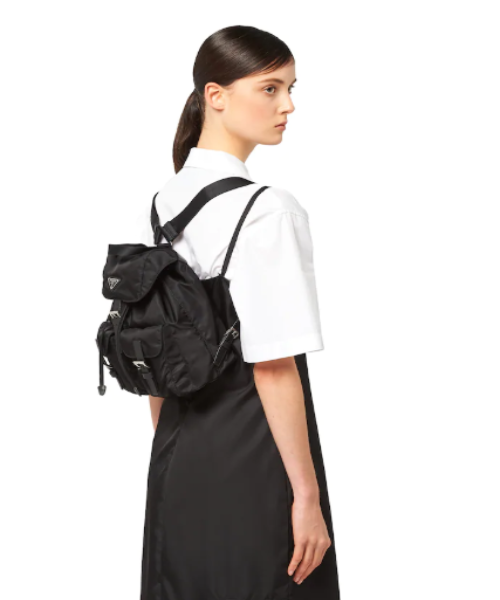 Prada Re-Nylon Womens Backpack Black