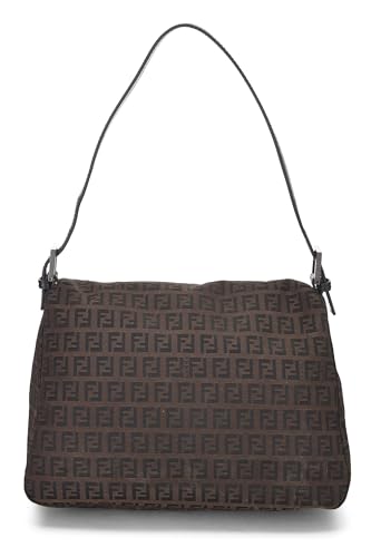 Fendi, Brown Zucchino Canvas Mama, Brown