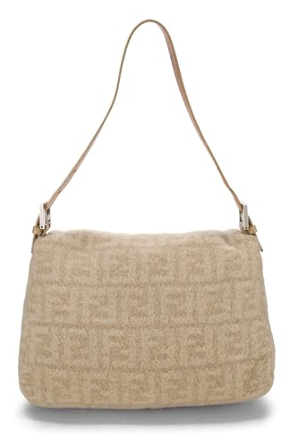 Fendi, Beige Zucca Wool Mama, Beige