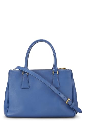 Prada, Blue Saffiano Executive Tote Small, Blue