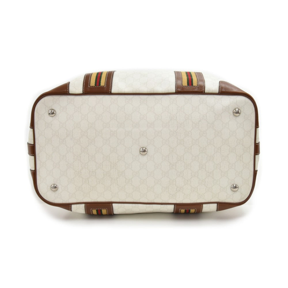 Gucci Supreme Monogram Canvas Web Bag