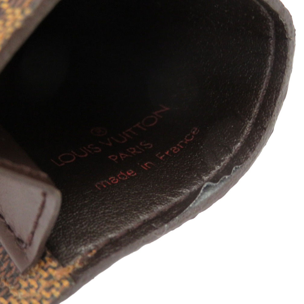 LOUIS VUITTON Key case Key holder Damier canvas Brown Damier Ebene ClochettePM Women(Unisex)