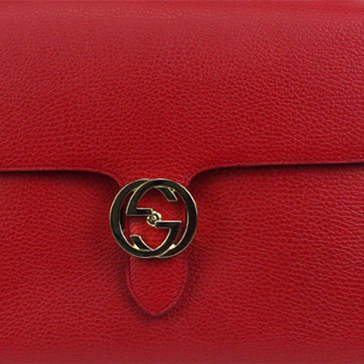 Gucci Chain Leather Shoulder Bag