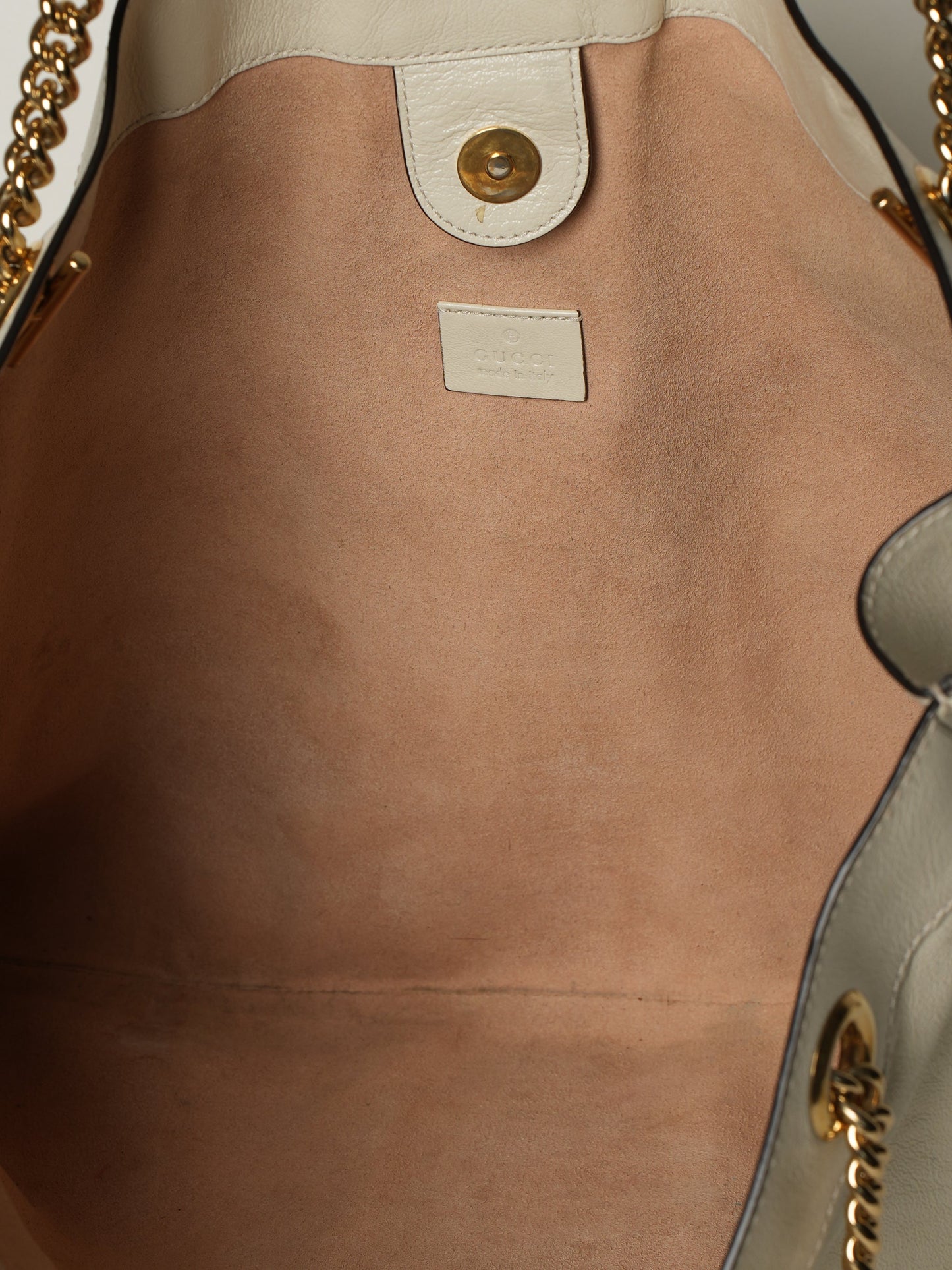 Gucci Lou Chain Leather Tote