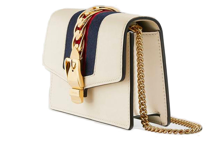 Gucci Chain Leather Shoulder Bag