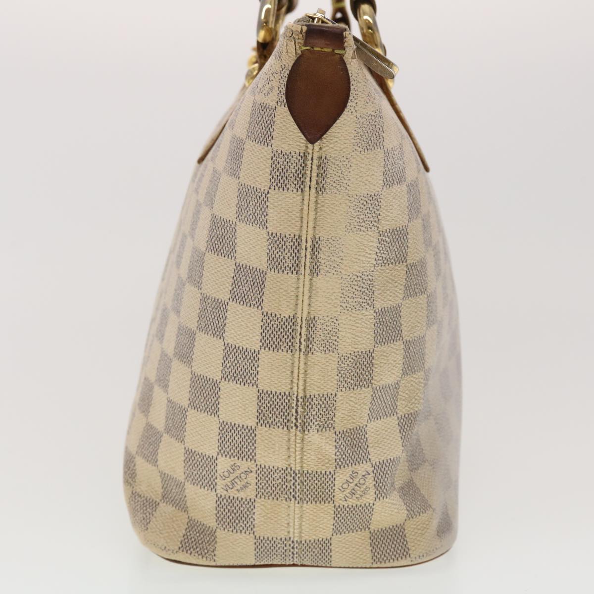 LOUIS VUITTON Damier Azur Saleya PM Tote Bag N51186 LV 40418