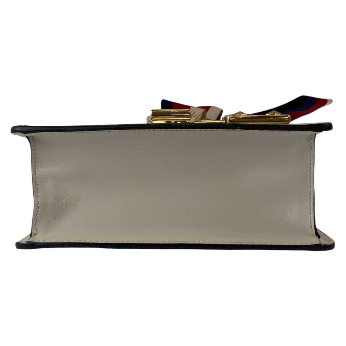 GUCCI Shoulder Bag 431666 leather white Crossbody Shoulder Bag Pochette Sherry line Sylvimini Women