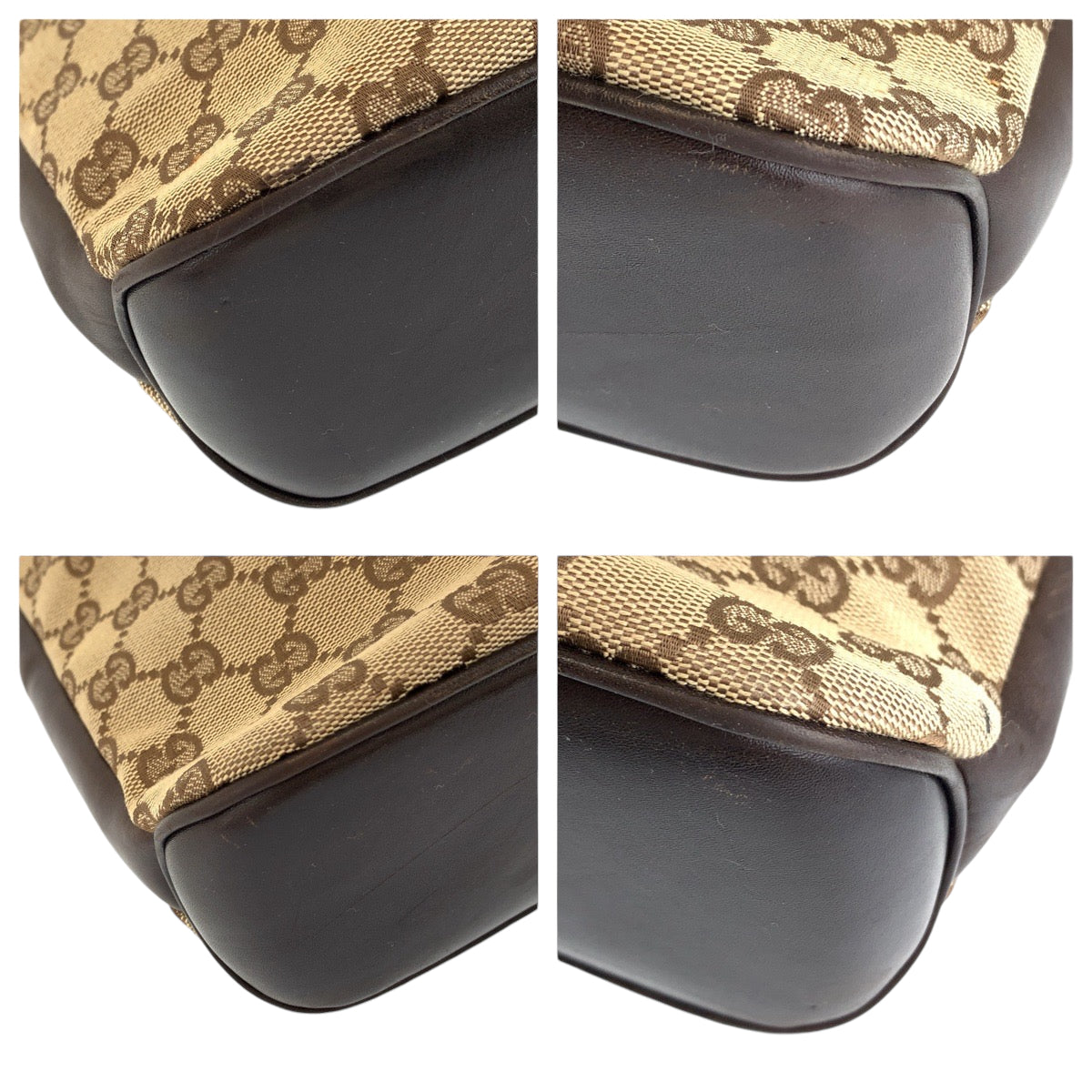 GUCCI Shoulder Bag 109097 GG canvas Brown Gold Metal Crossbody Shoulder Bag Messenger Bag Women