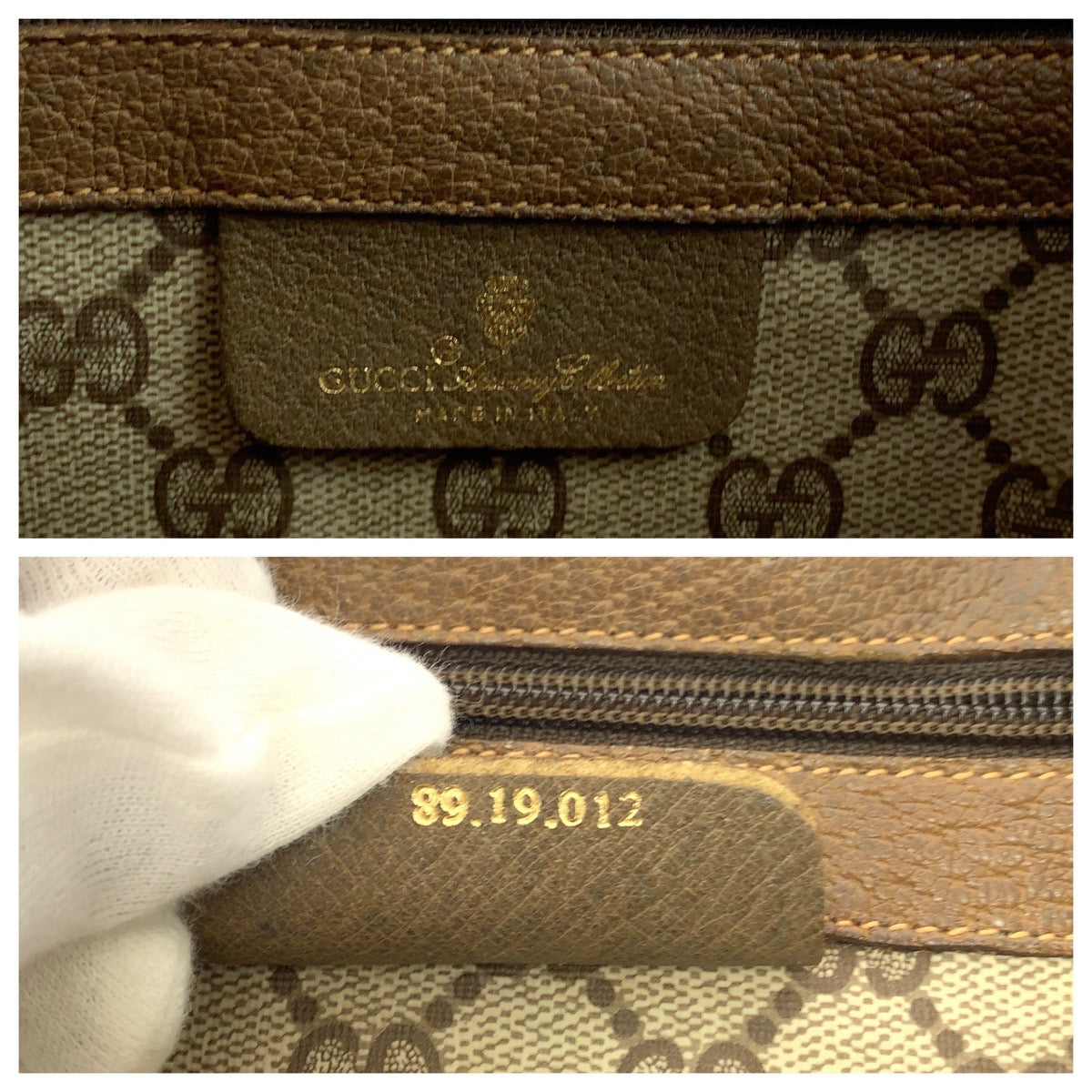 Gucci Old Gucci GG Supreme 2way Boston Bag