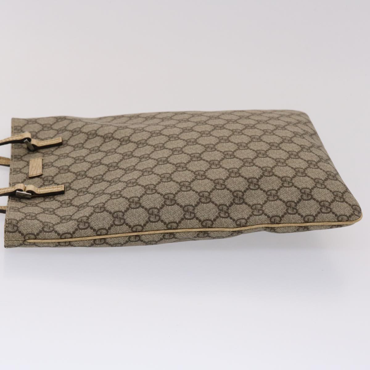 Gucci Leather Canvas Handbag