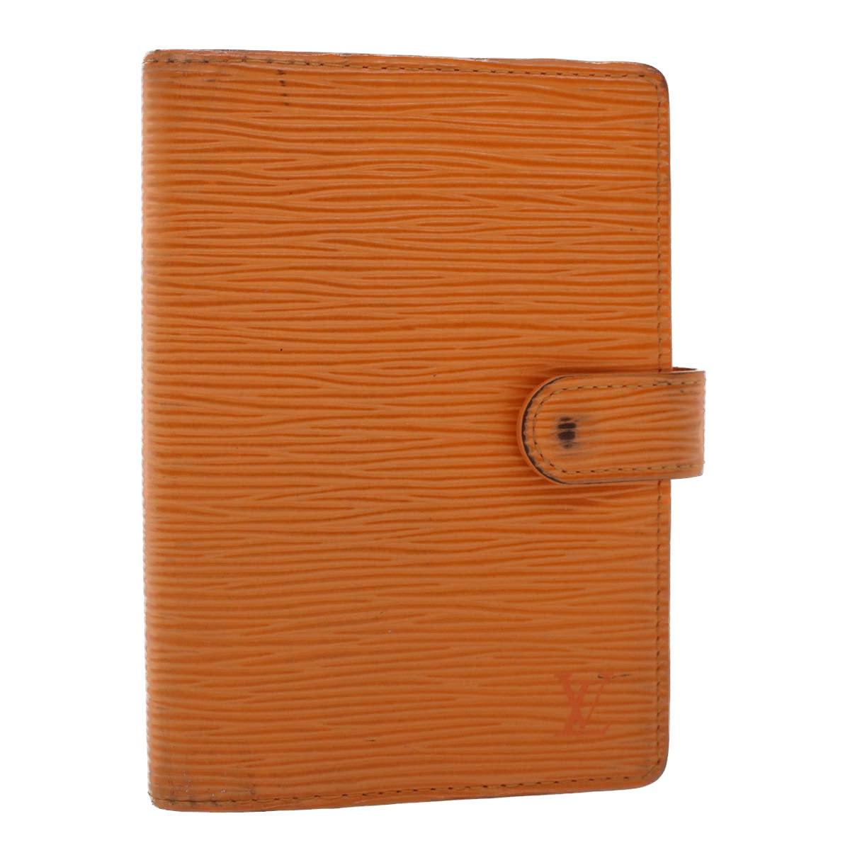 LOUIS VUITTON Epi Agenda PM Day Planner Cover Orange R2005H LV Auth 47177