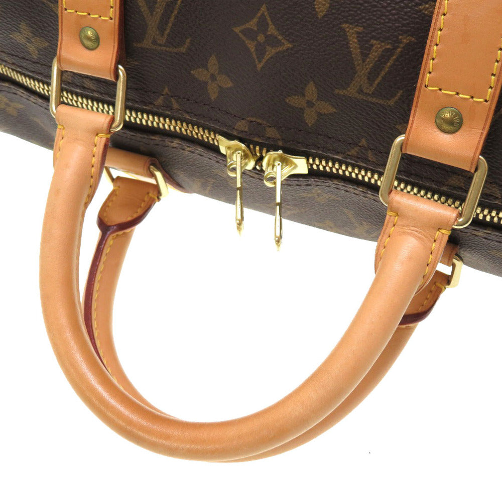Luxury Women's Handbag | LOUIS VUITTON Boston Duffel bag Monogram canvas Brown Monogram Keepall 50 mens(Unisex)
