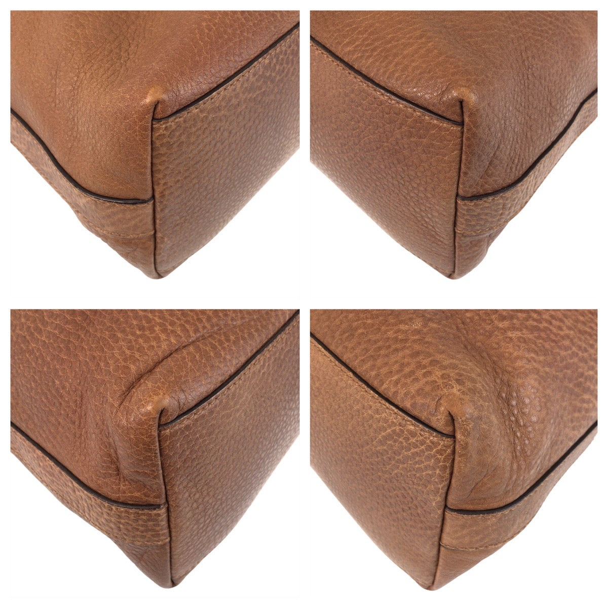 GUCCI Shoulder Bag 326514 leather Brown Shoulder Bag 2way Interlocking Hobo Women