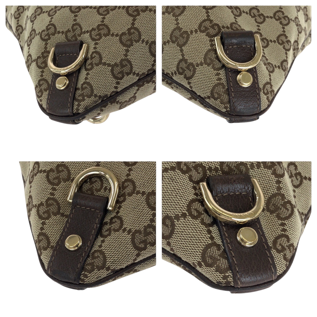 GUCCI Shoulder Bag 131326 GG canvas Brown Shoulder Bag pochette Abbey Women