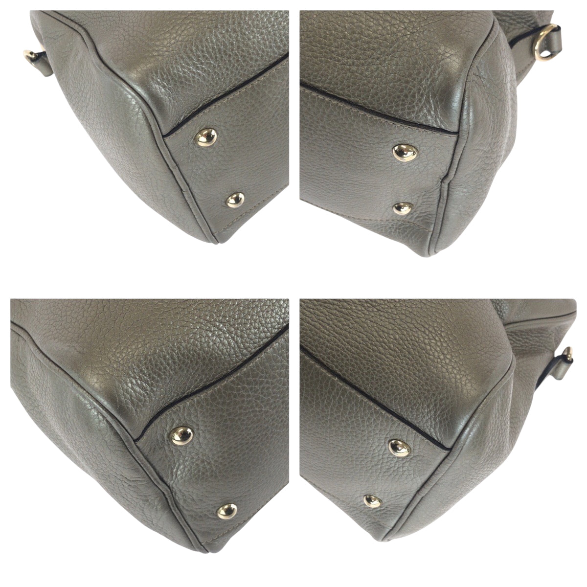 GUCCI Shoulder Bag 353124 leather gold Shoulder Bag Handbag 2way Bamboo Women