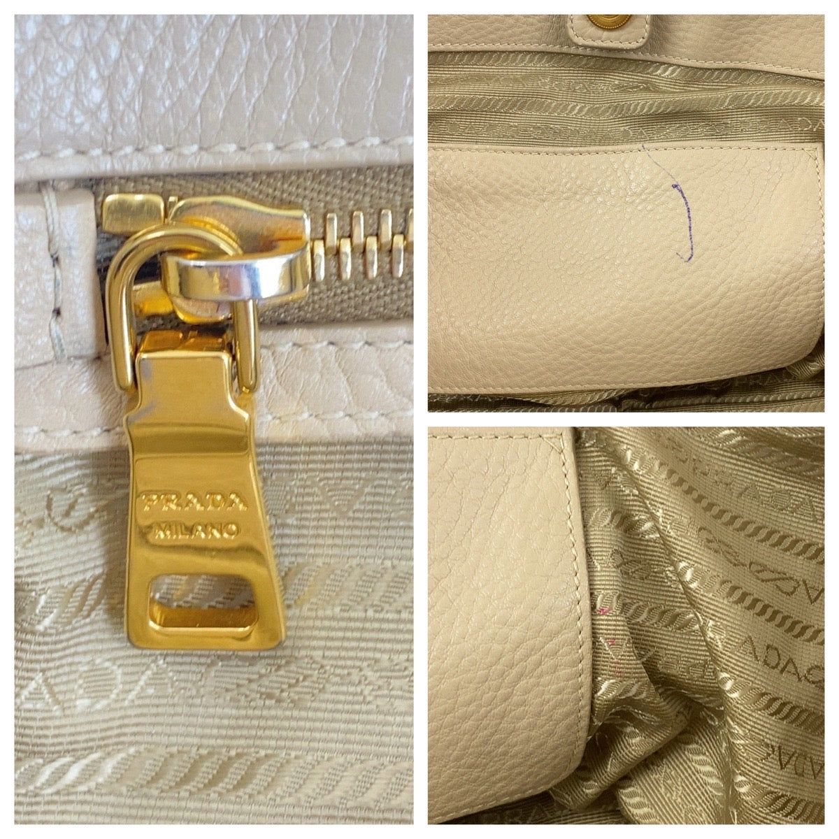 Prada Vitello Daino 2way bag 208