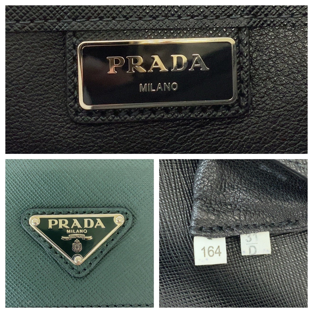 Prada Saffiano Leather Clutch Bag