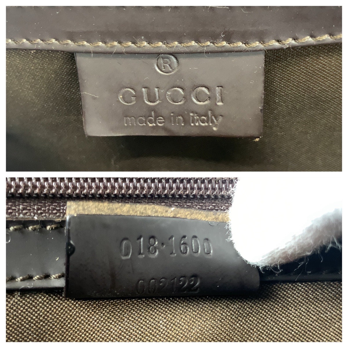 Gucci GG Pattern Nylon Clutch Bag