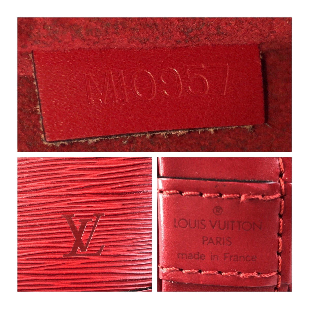 Luxury Women's Handbag | LOUIS VUITTON Handbag Epi Leather Red gold Epi Alma