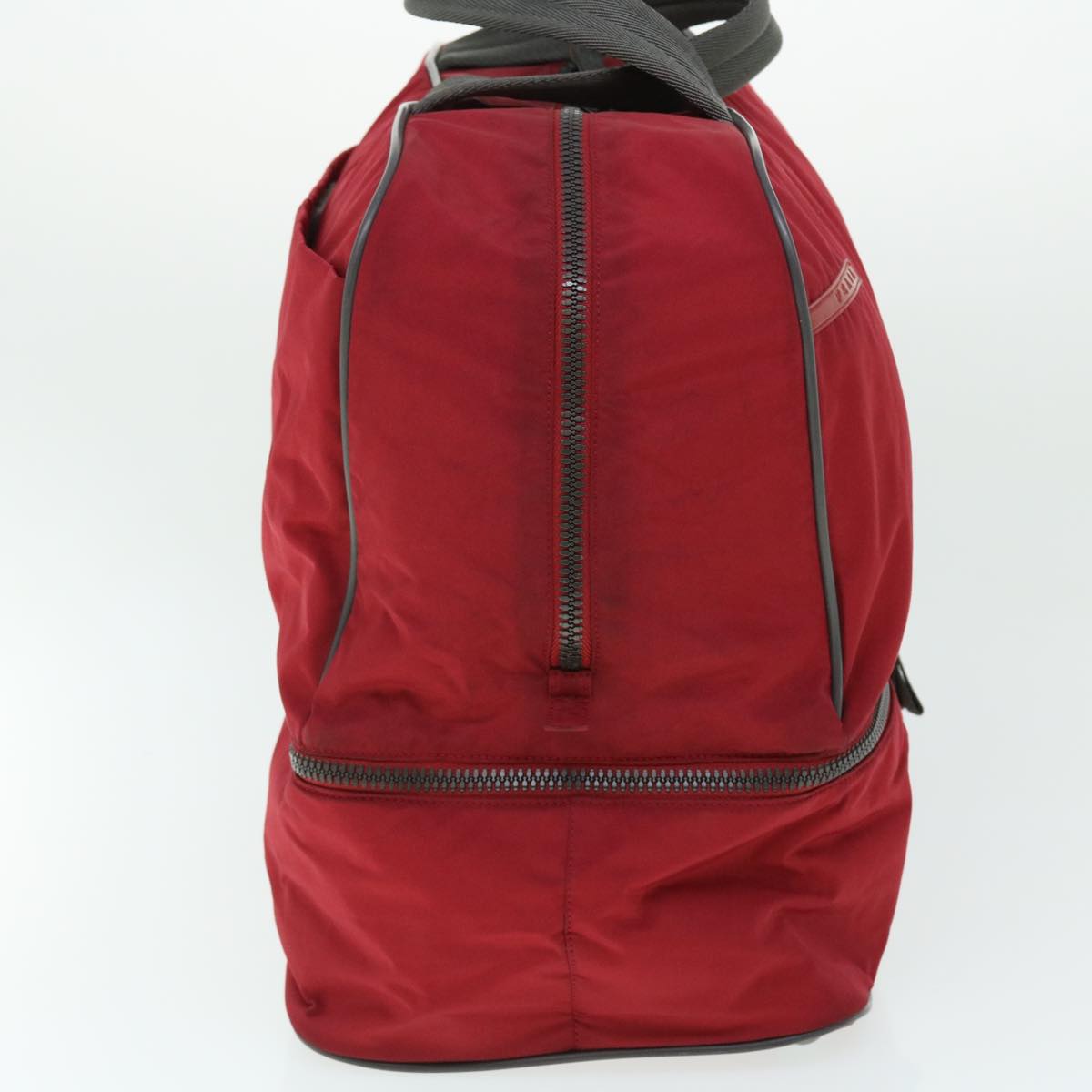 PRADA Sports Hand Bag Nylon Red Auth