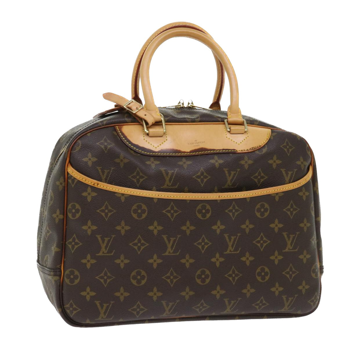 LOUIS VUITTON Monogram Deauville Hand Bag M47270 LV Auth 52988