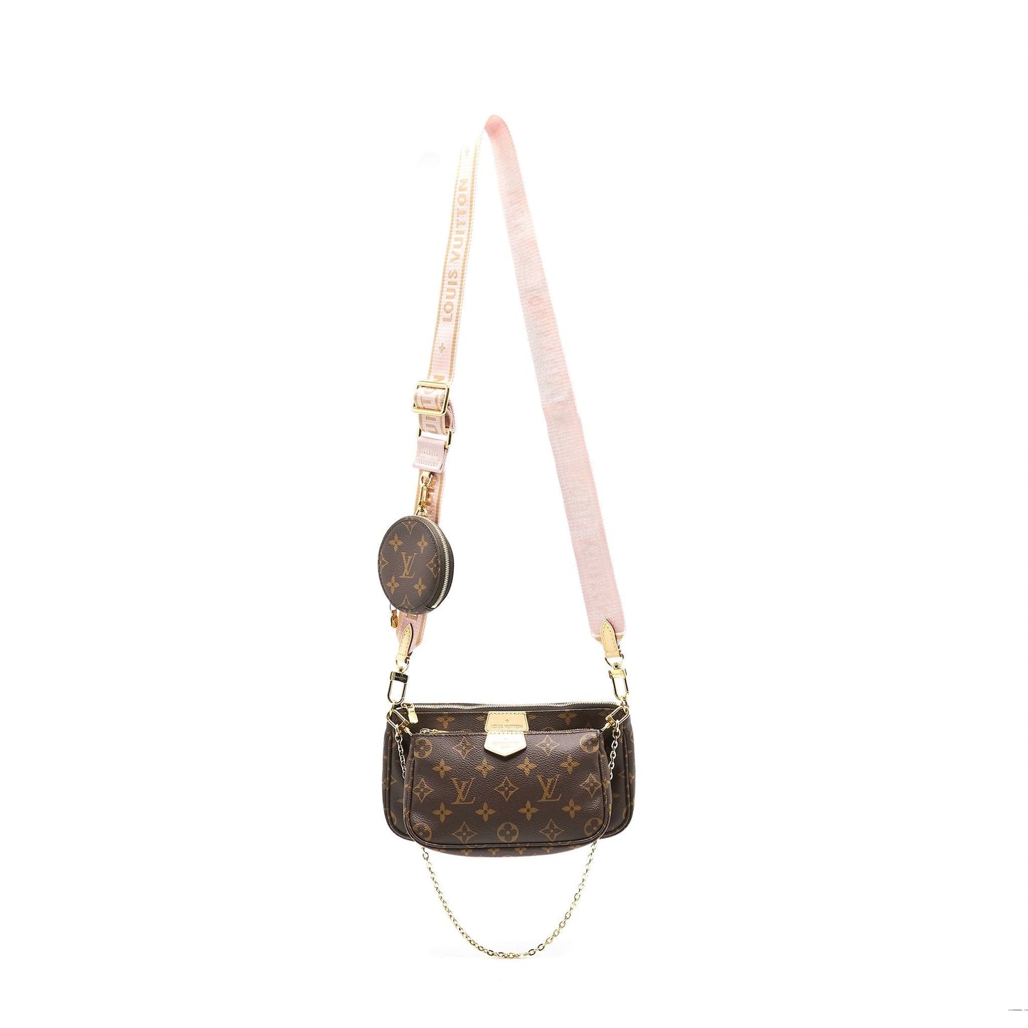 Louis Vuitton Multi Pochette Accessories Rose Clair Year 2019