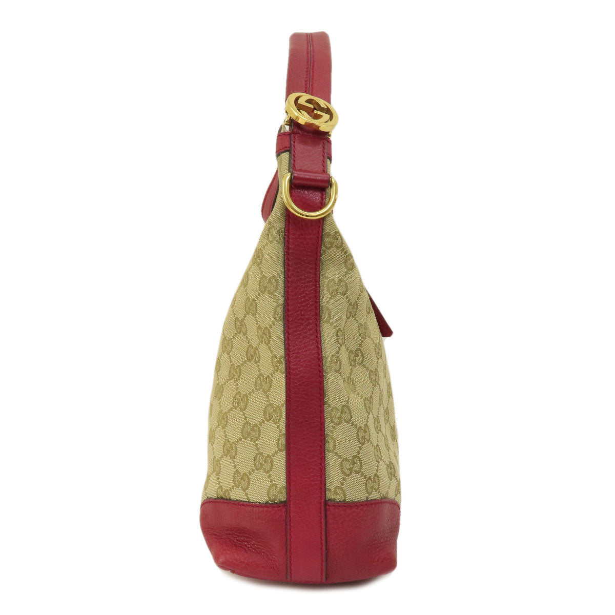 GUCCI Shoulder Bag 326514 canvas Brown GG one belt Women