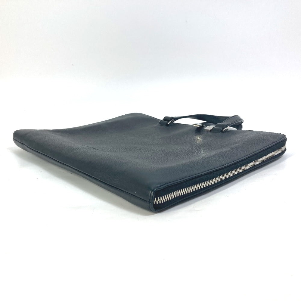 DIOR HOMME Business bag leather black Handbag Tote Bag logo mens