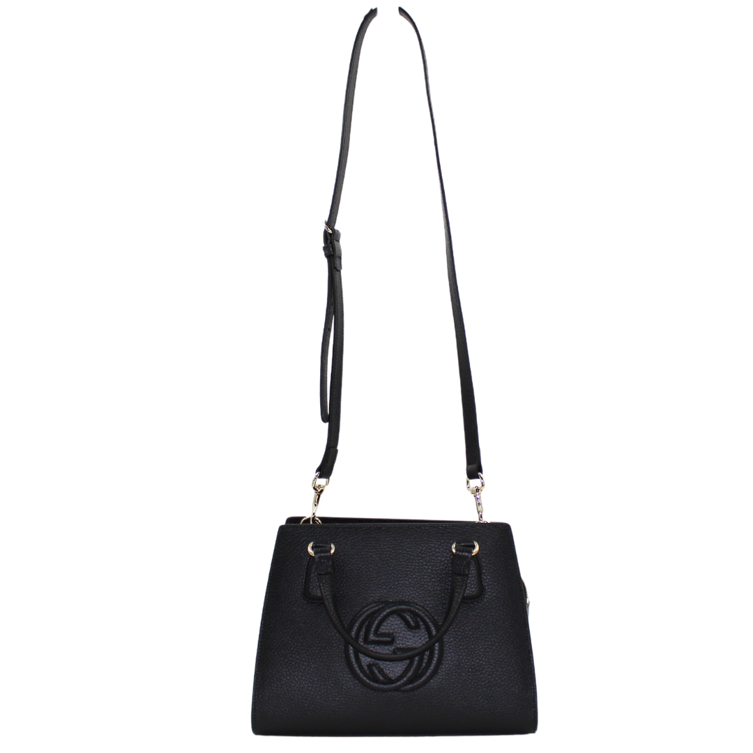 Gucci Small Soho Leather Tote Bag